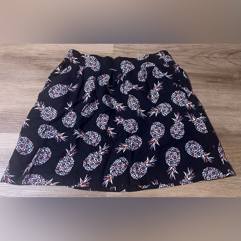 Women's LOFT Outlet Casual Semi Linen Pineapple Skirt